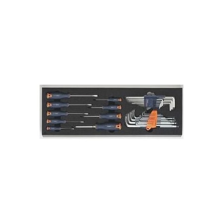 Garant Set of 31 L-keys and Screwdrivers in Foam 953202 31